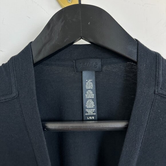 SKIMS Boyfriend T-Shirt in Onyx Black Size Large - Picture 4 of 5